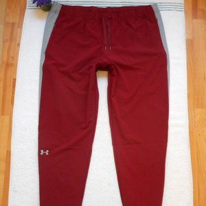 New Under Armour Pants Storm Size 2XL Red & Gray